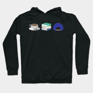 Coffee Cup - Books - Baseball Cap Hoodie